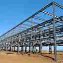 Iran's Sina Soleh Company, the skeleton of metal structures and roof cranes in Tabriz